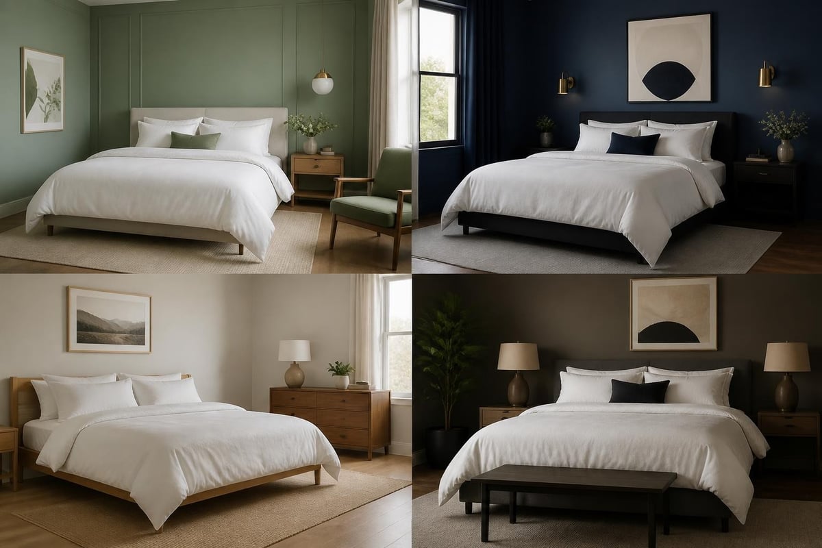 Bedroom color coordination