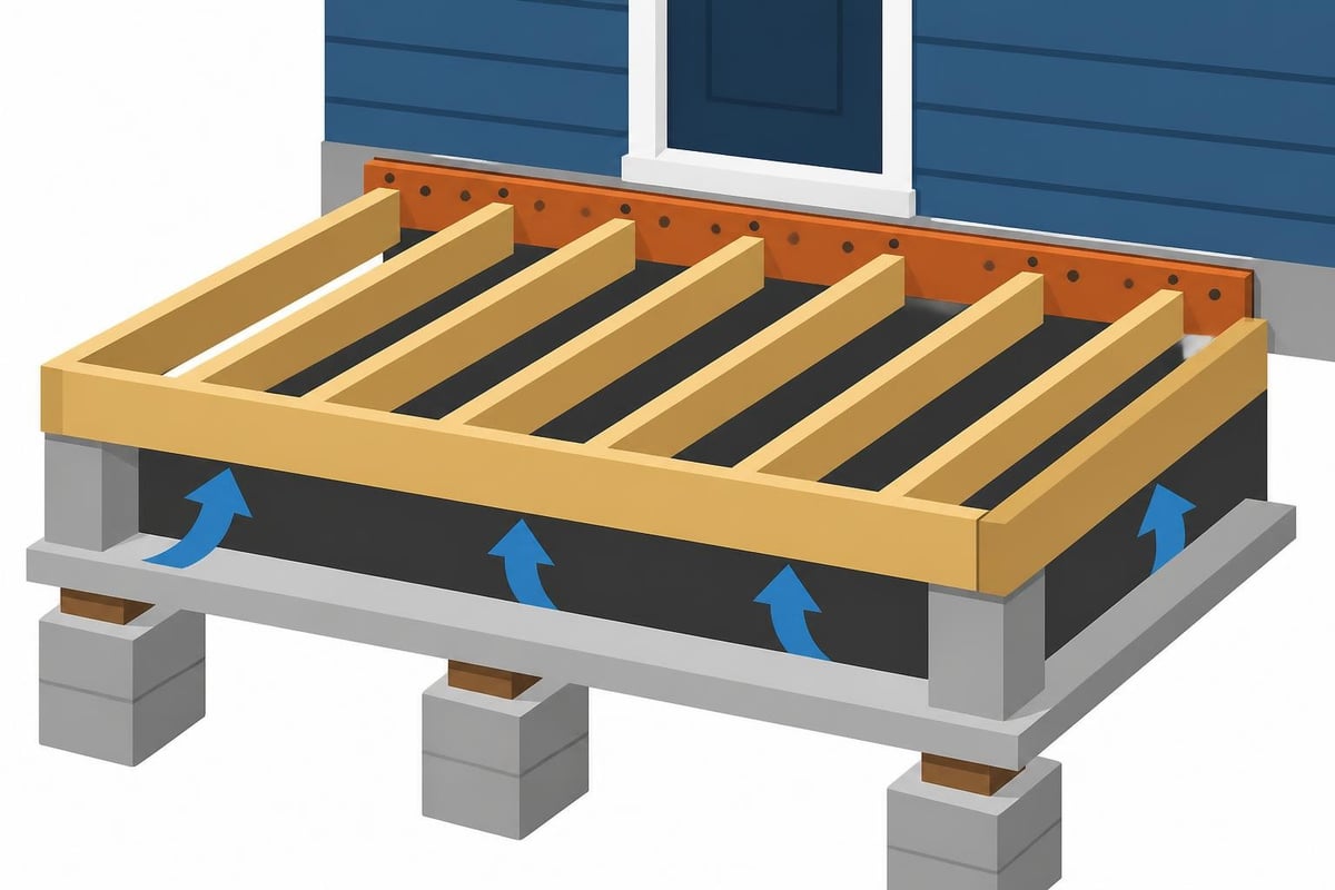 Floor joist arrangement