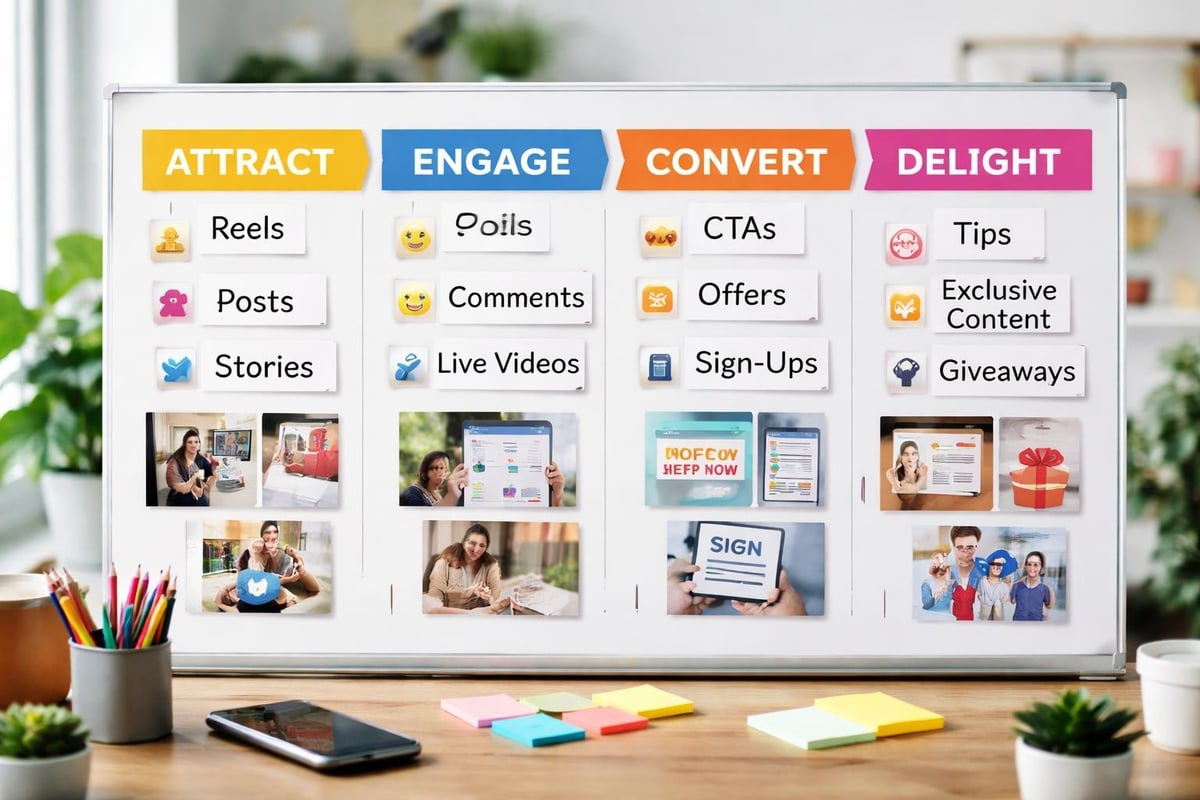 Social media inbound marketing methodology