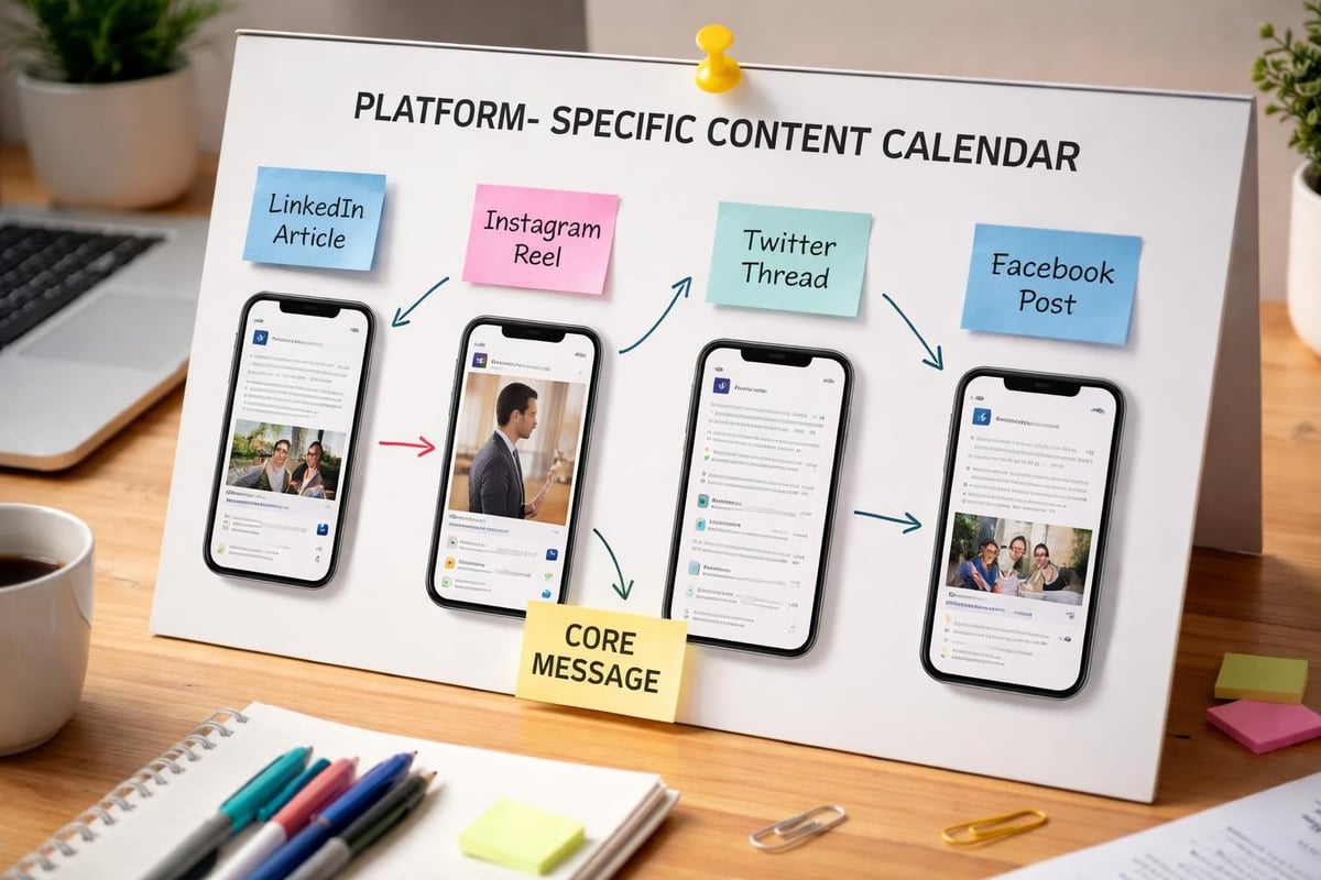 Multi-platform social media strategy