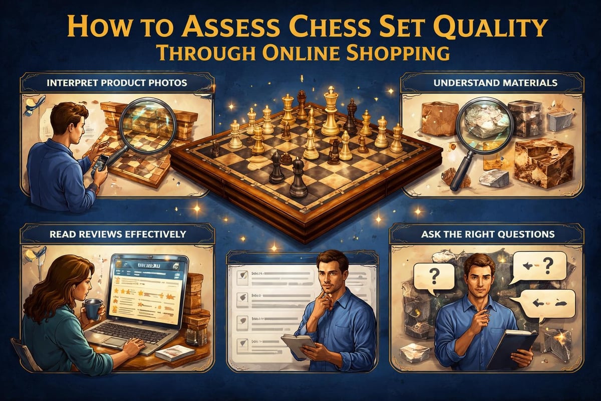 Online chess set evaluation