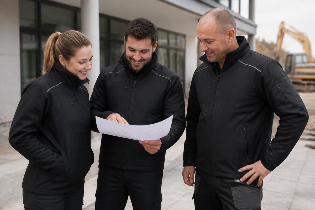 Brand visibility through work jackets