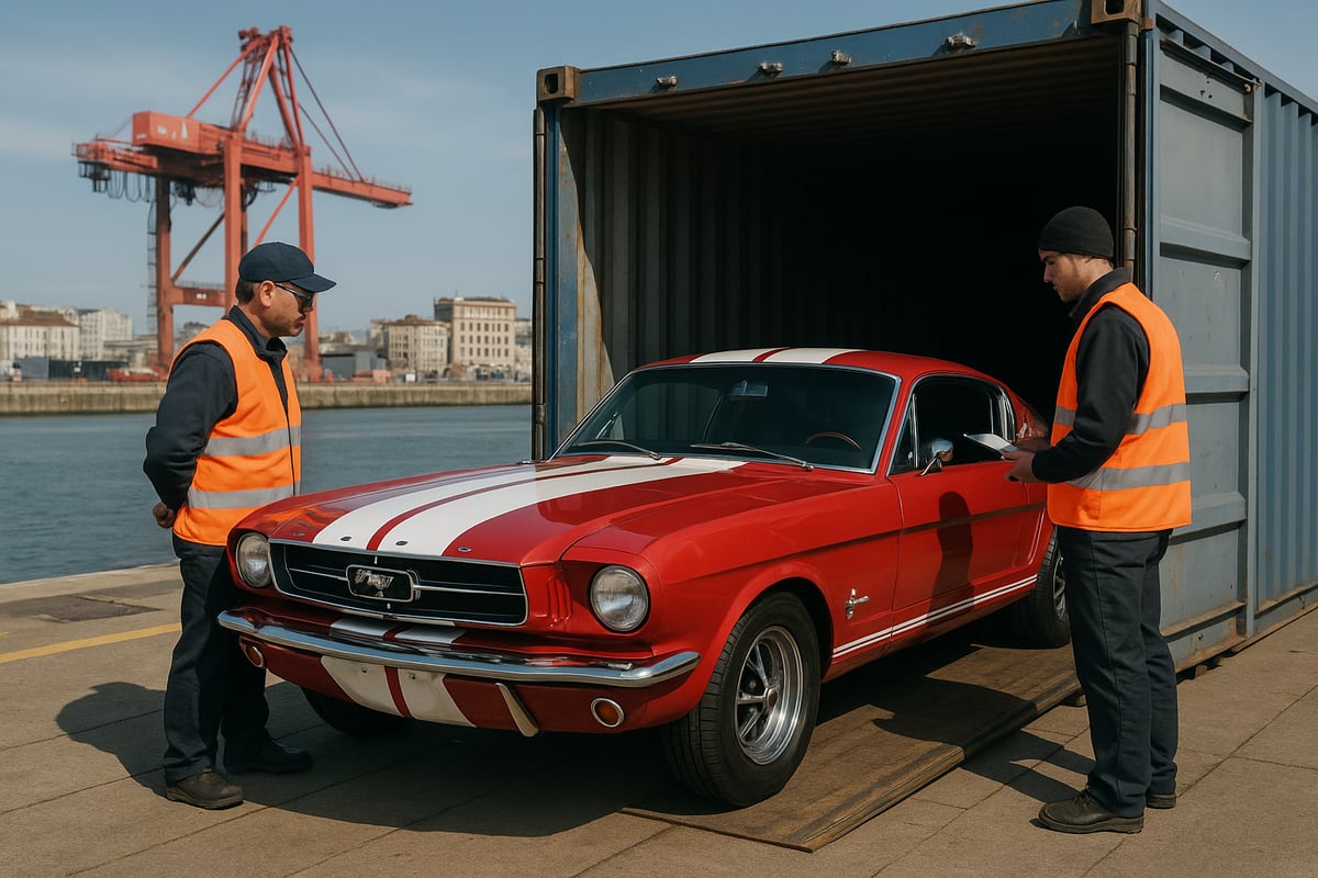 Étape 3 : Transport, livraison et réception de la Mustang
