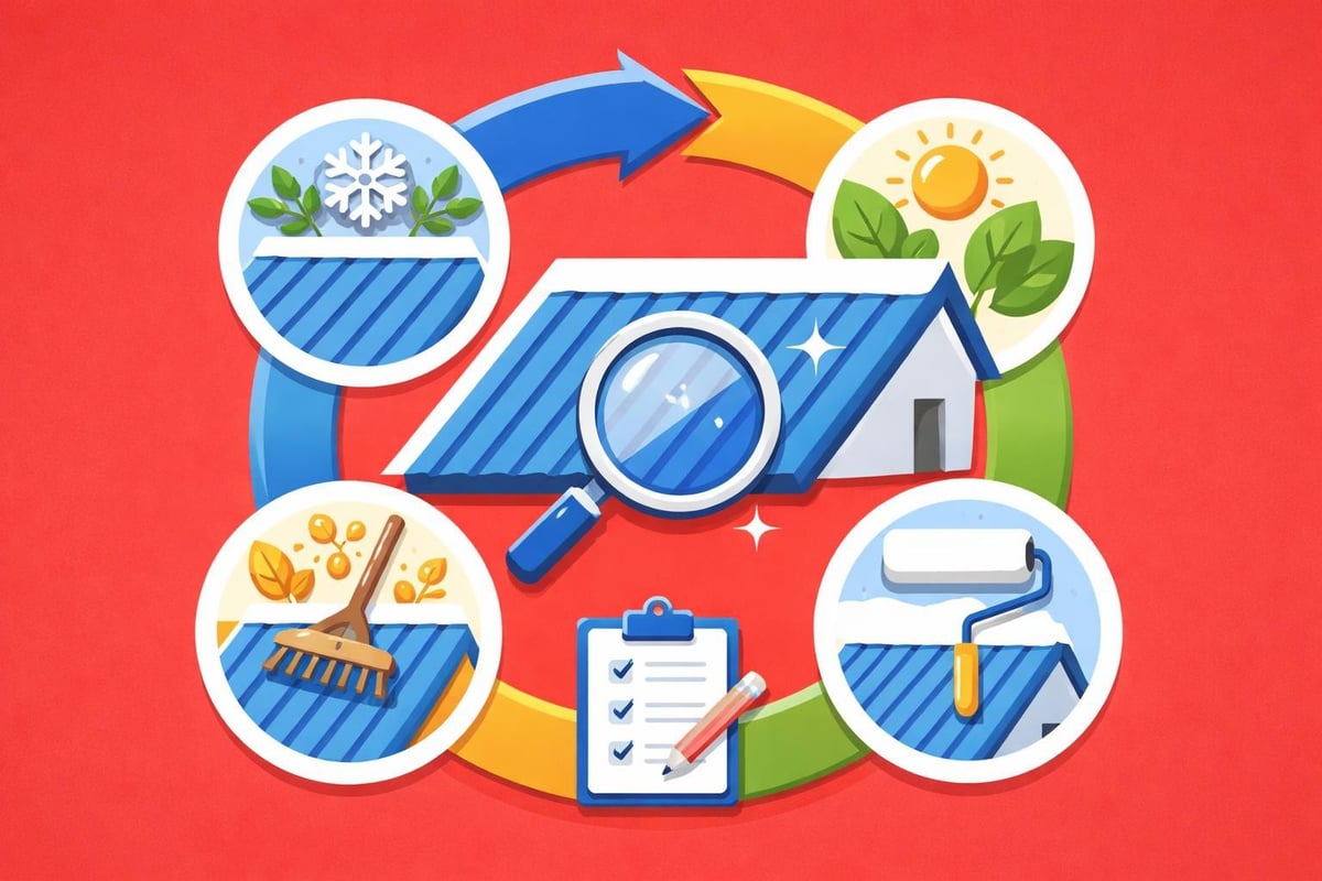 Metal roof maintenance schedule