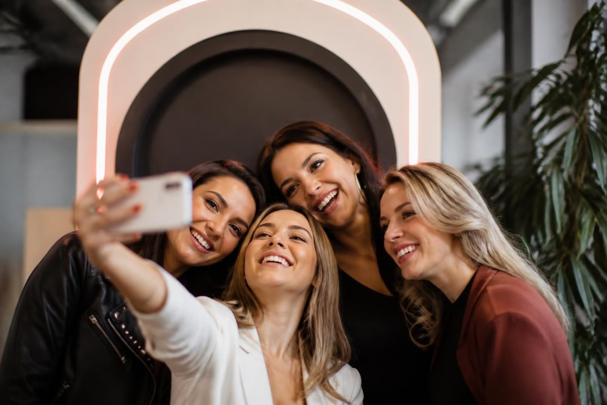 Business ROI from selfie stations