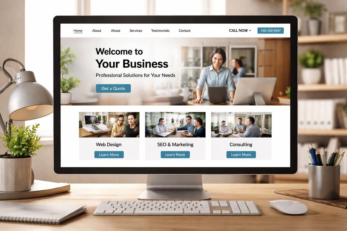 Core website navigation elements