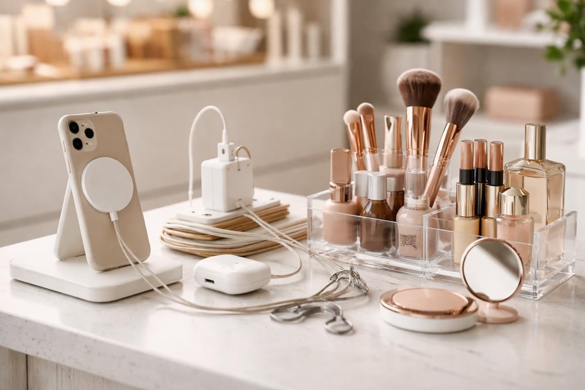 Tech and beauty accessories categories