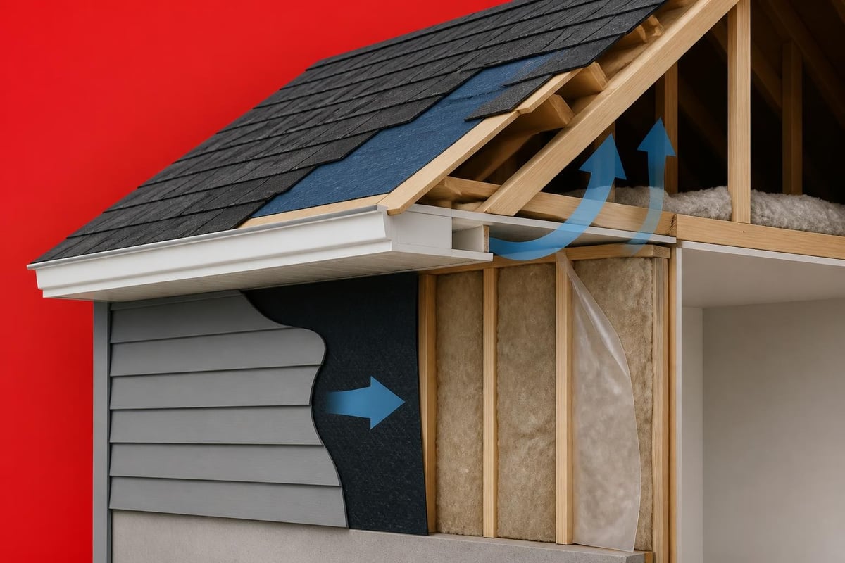 Integrated roofing and siding system