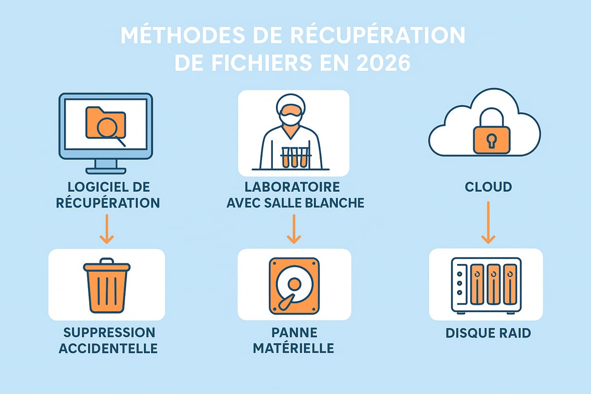 Méthodes de récupération de fichiers : Panorama 2026