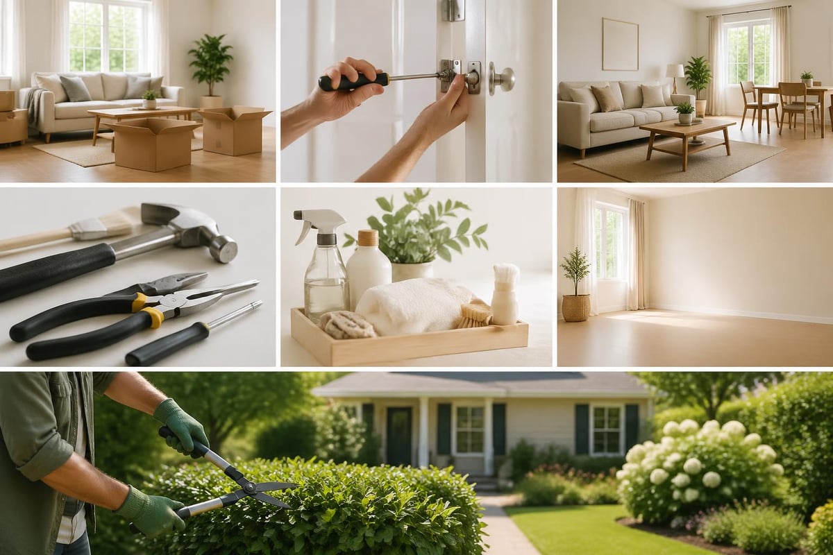 Préparation maison avant vente