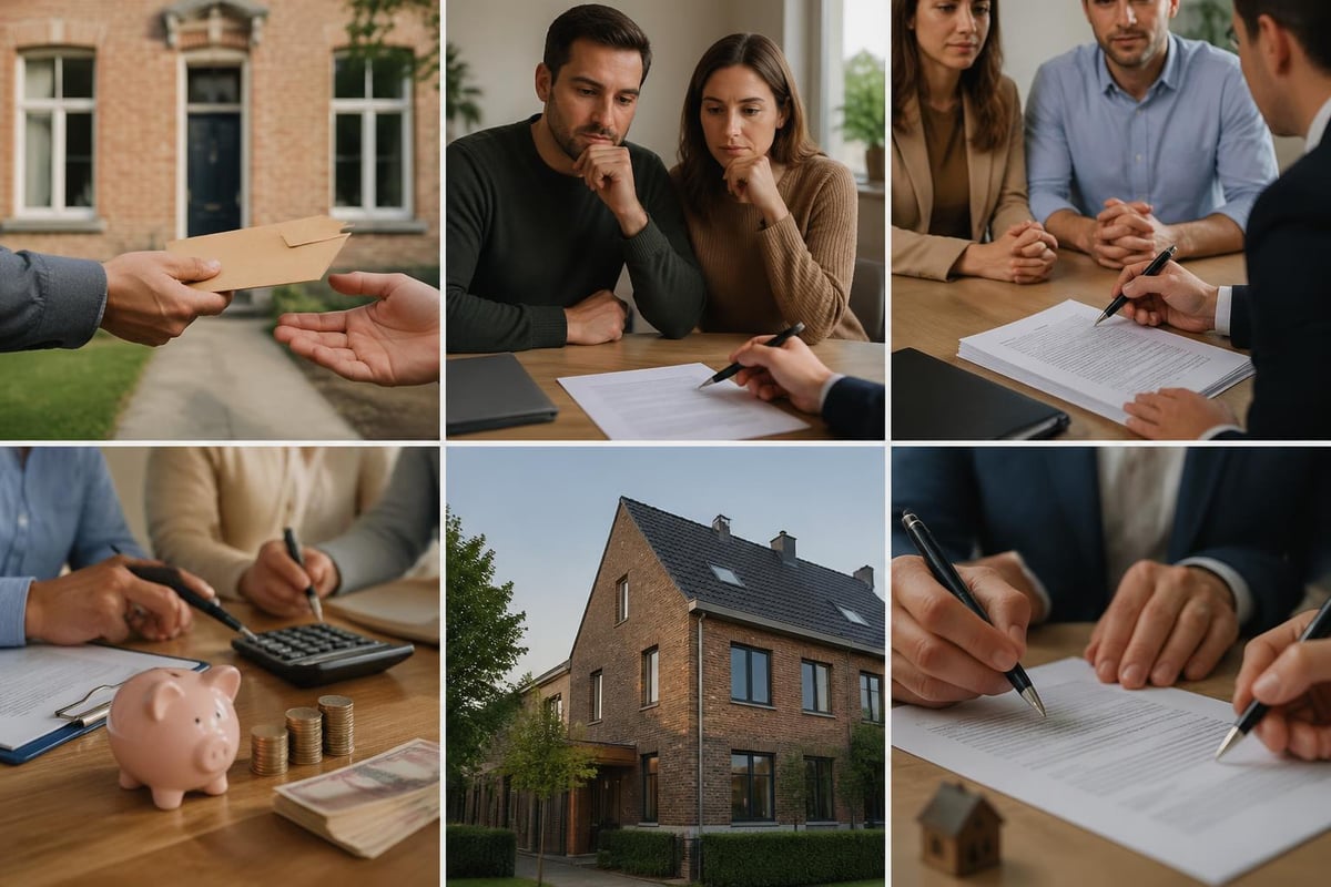 Négociation vente maison Belgique