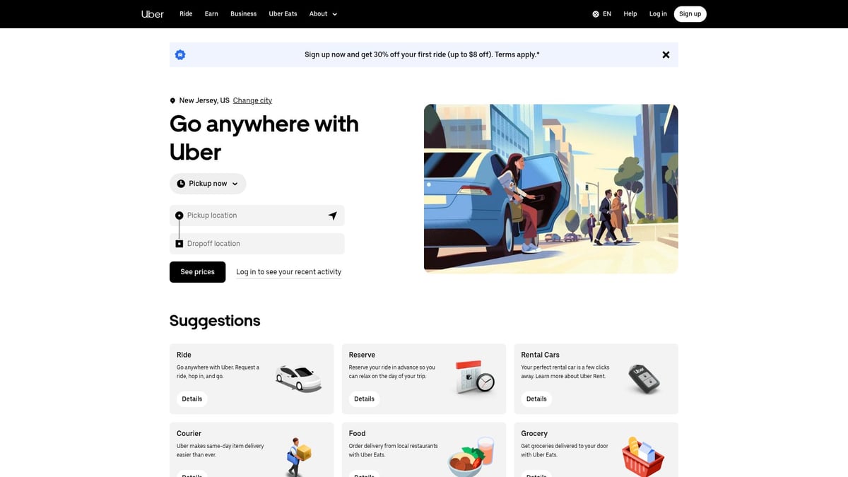 8 Must-Try Trending App Picks for 2025 - Uber - Request a Ride