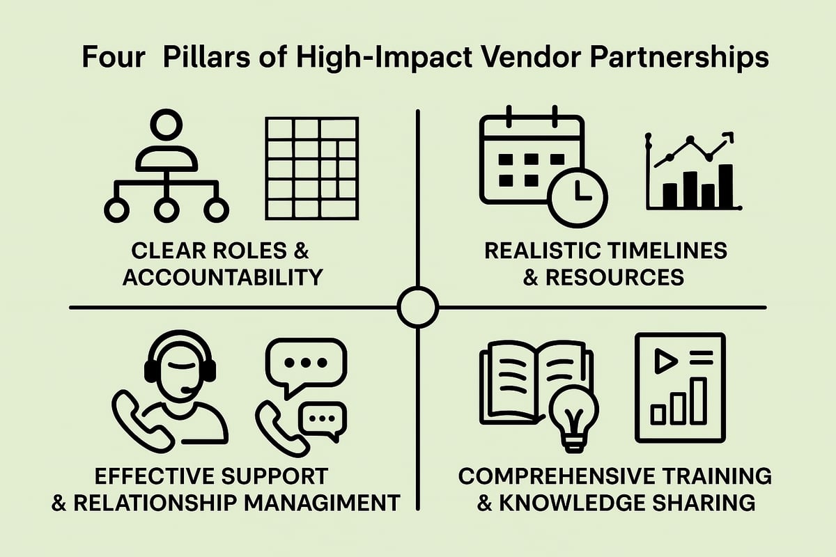 Critical Success Factors for High-Impact Vendor Partnerships