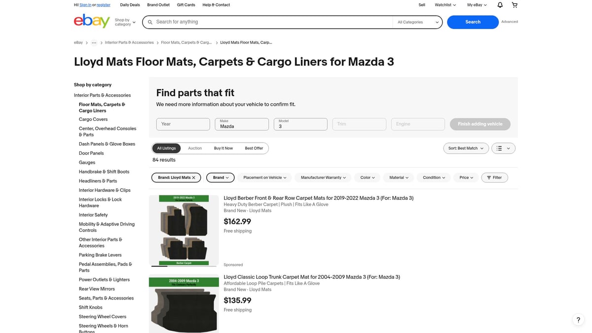 Top 7 Floor Mat Mazda 3 Picks for Style and Protection 2025 - Lloyd Mats Luxe Custom Carpet Mats