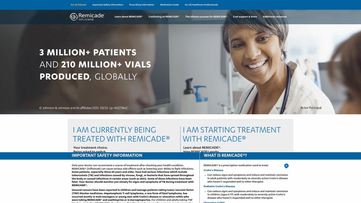 9 Essential Rheumatoid Arthritis Anti Inflammatory Medications 2025 - Infliximab (Remicade)