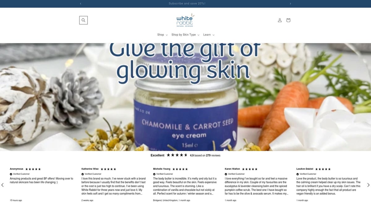 7 Best Skin Naturals Products to Try in 2026 - White Rabbit Skin Care – Coconut & Rosehip Calming Cream