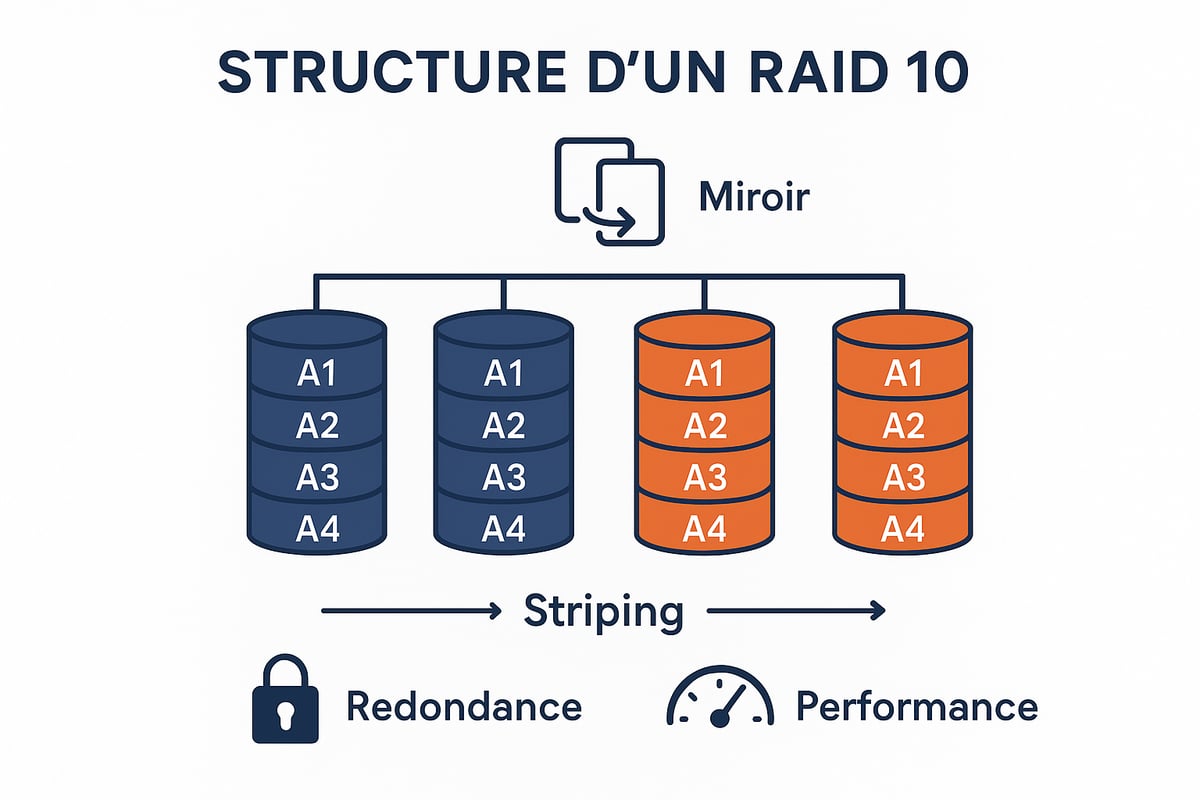 Comprendre le RAID 10 : Définition et Principes de Base