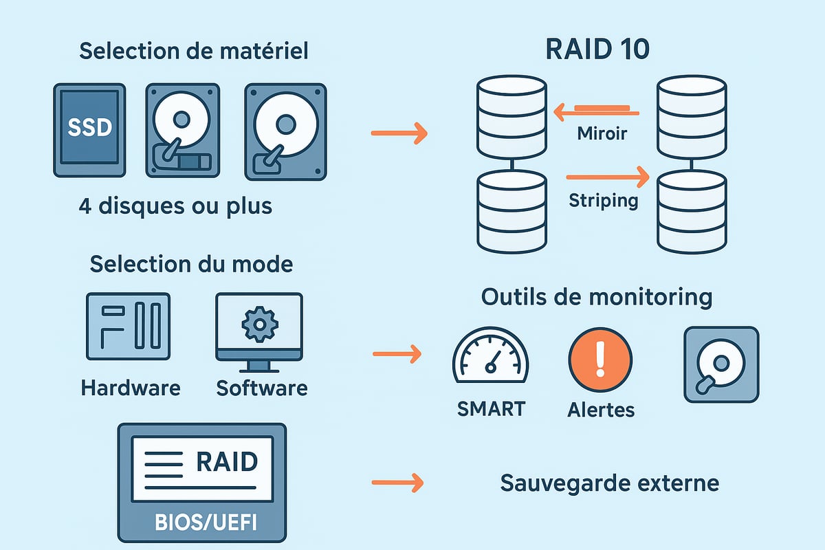 Mettre en Place un RAID 10 : Guide Étape par Étape
