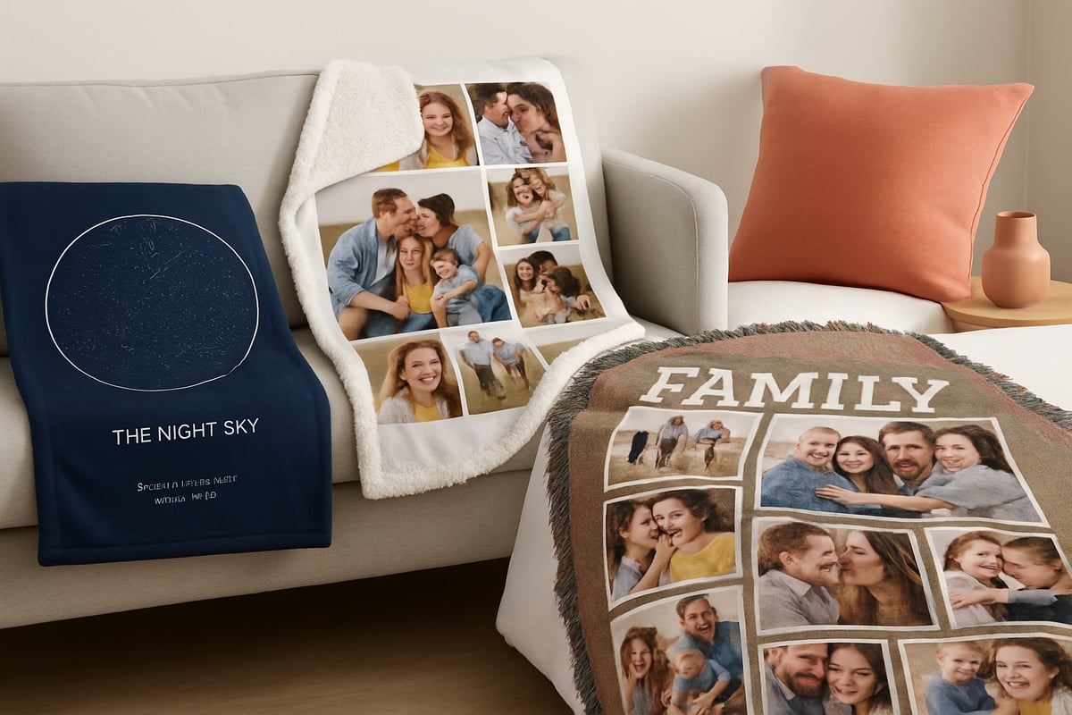 Types of Custom Photo Blankets in 2025
