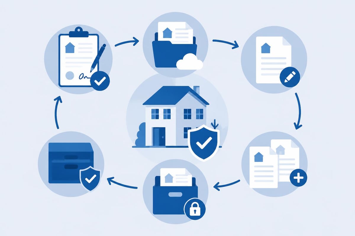 Tenancy document management workflow
