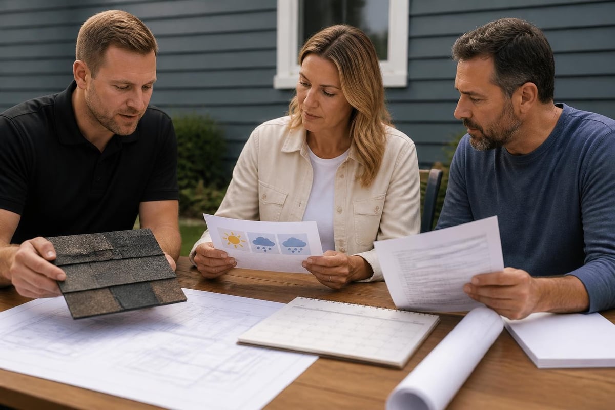 Roof installation planning timeline