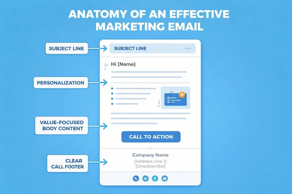 Email content structure