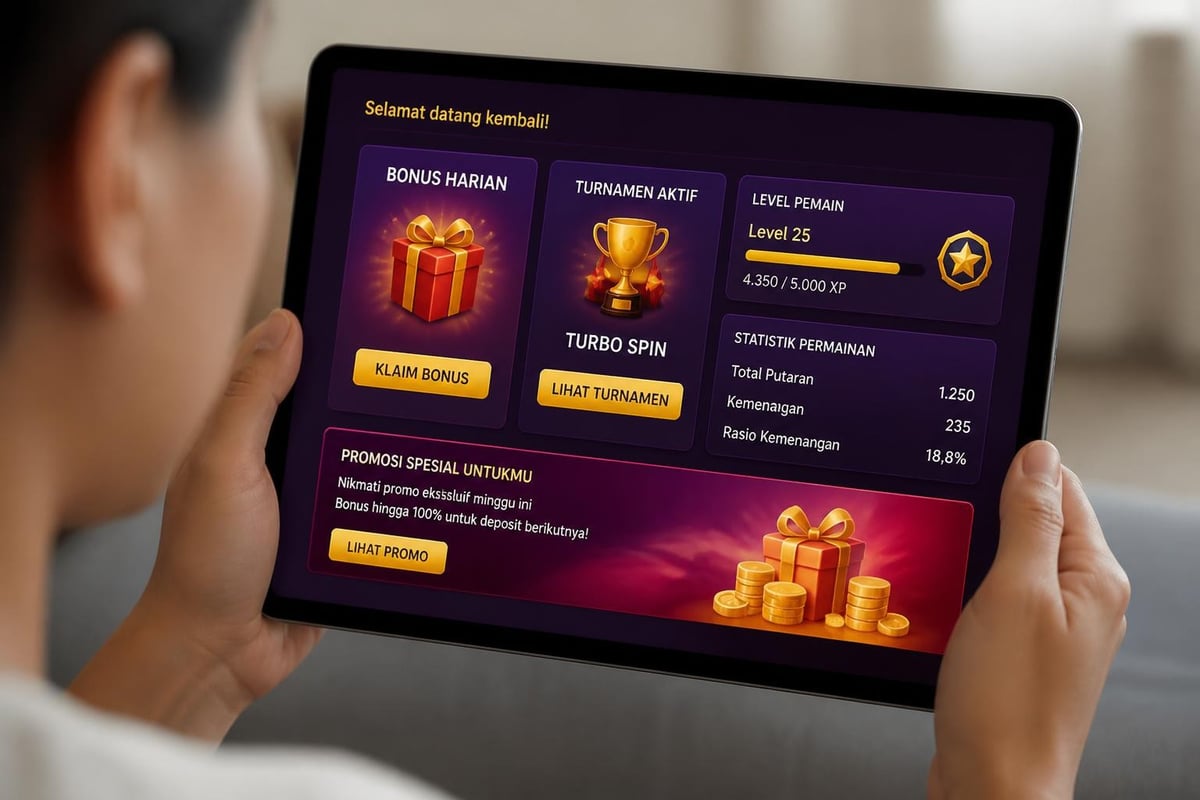 Fitur aplikasi slot game
