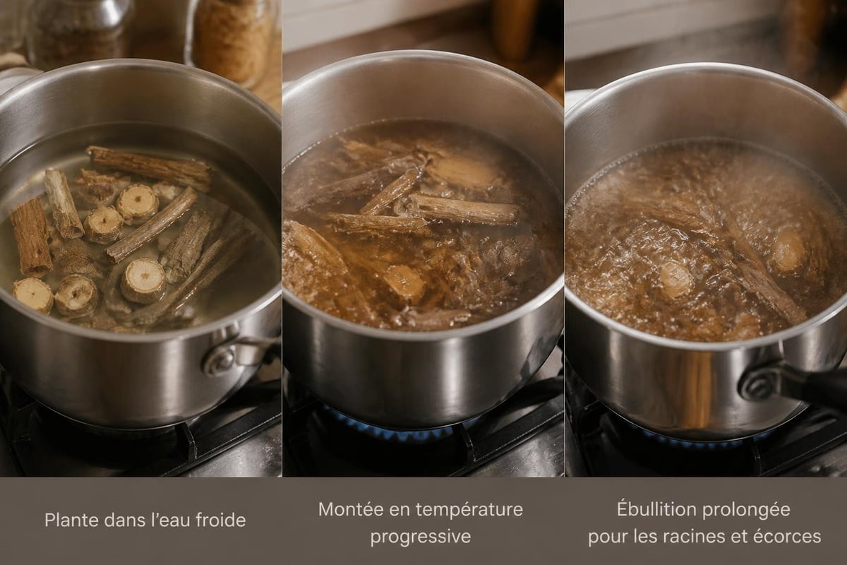 Préparation par décoction
