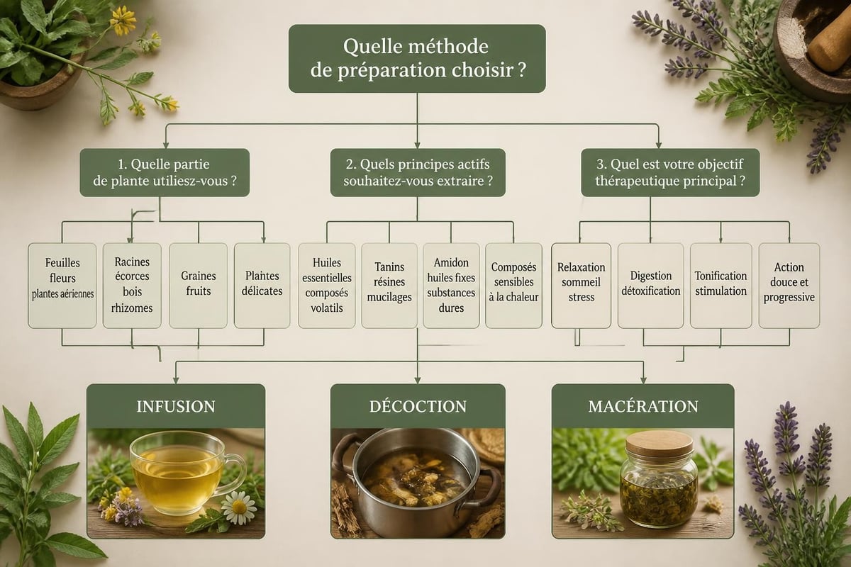 Sélection de la méthode d'extraction