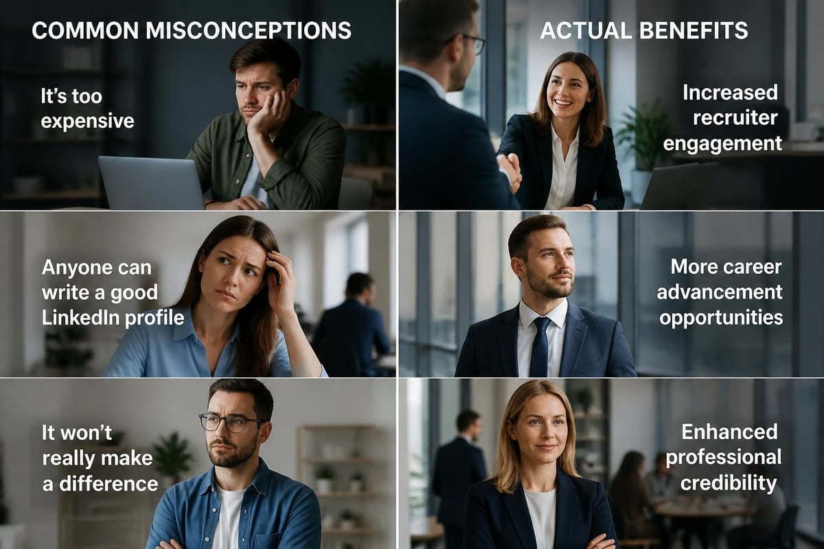 LinkedIn Profile Writing Service UK: What to Expect in 2026 4 LinkedIn profile myths versus reality