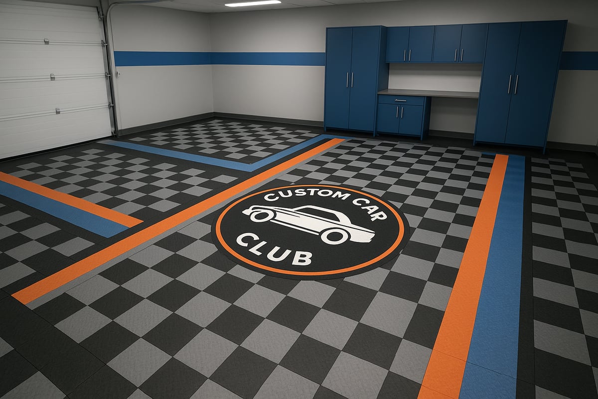 Design Inspiration: Creative Garage Tile Layouts and Patterns