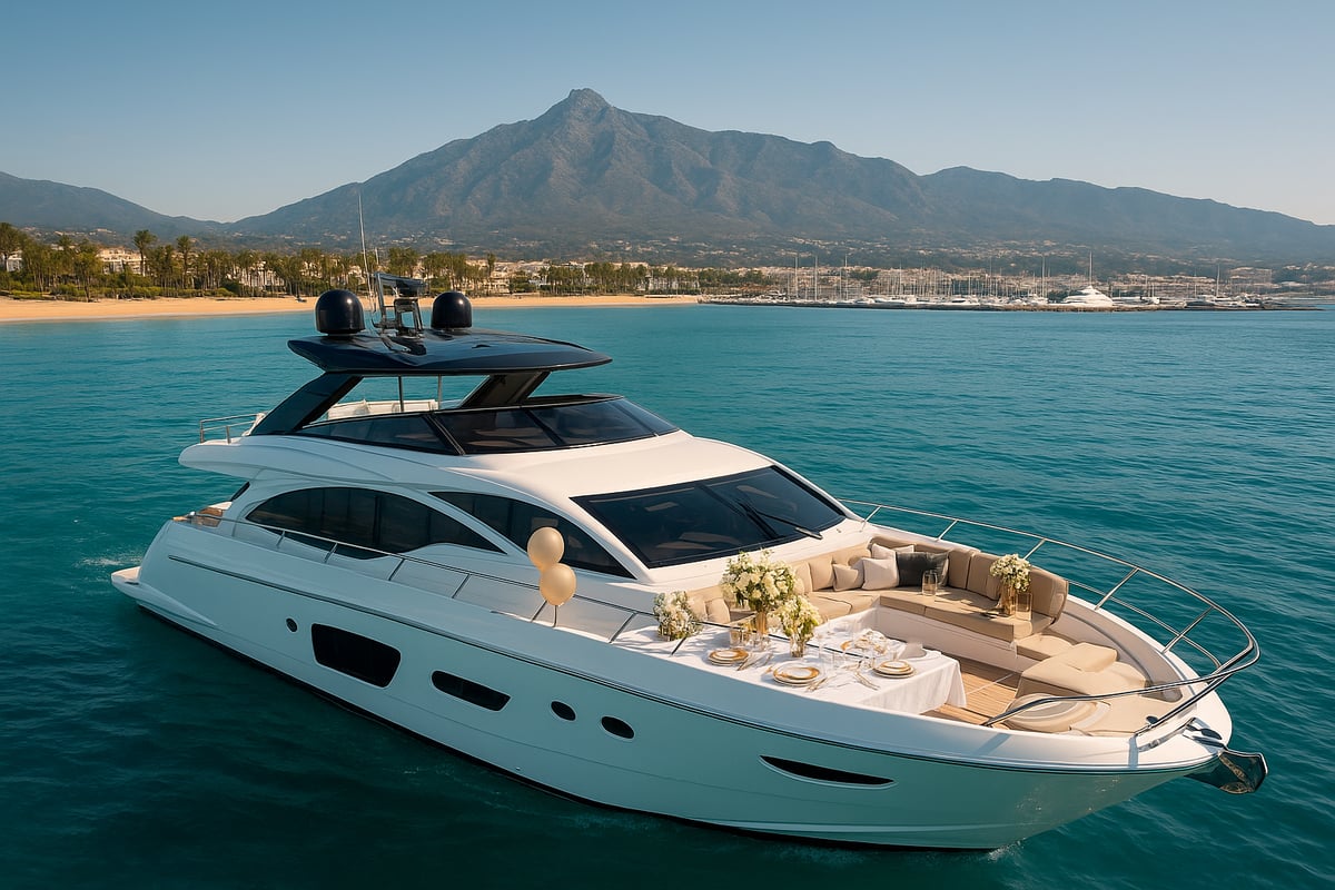Types of Private Yachts Available in Marbella