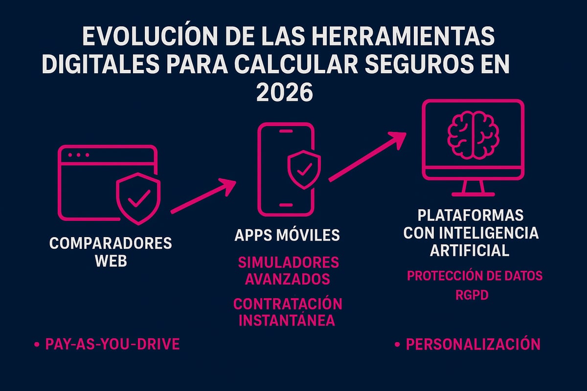 Herramientas digitales y tendencias para calcular seguros en 2026
