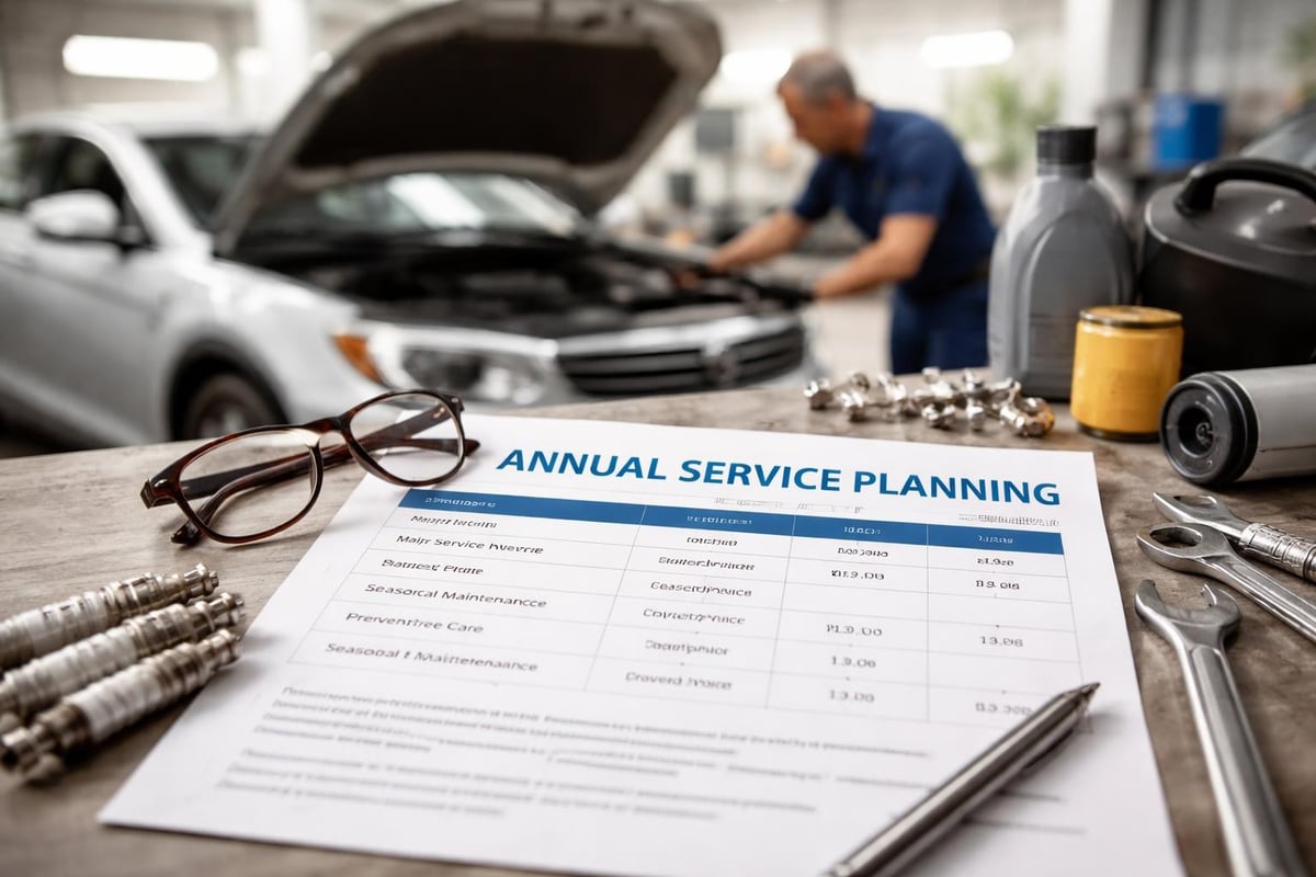 Vehicle maintenance timeline