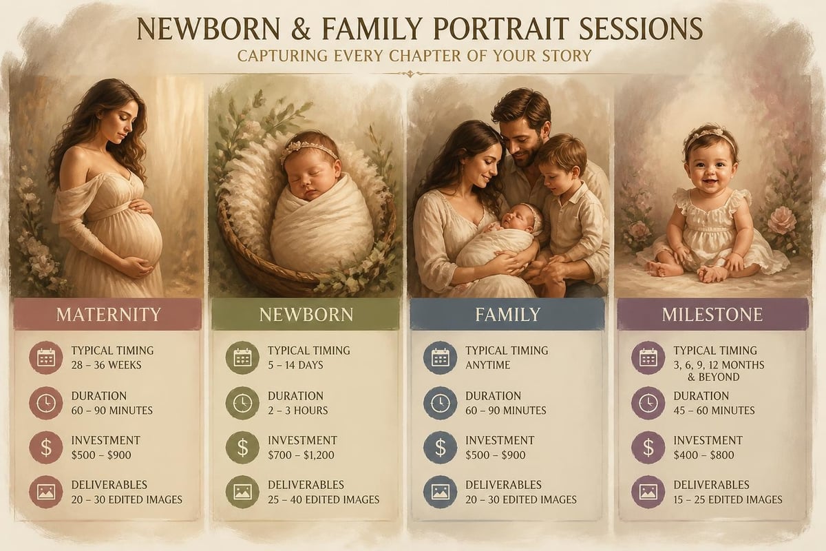 Photography session comparison