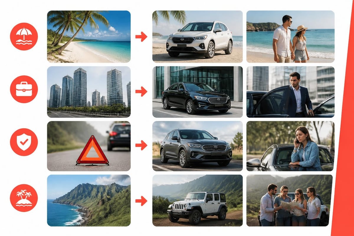 Rental car decision factors