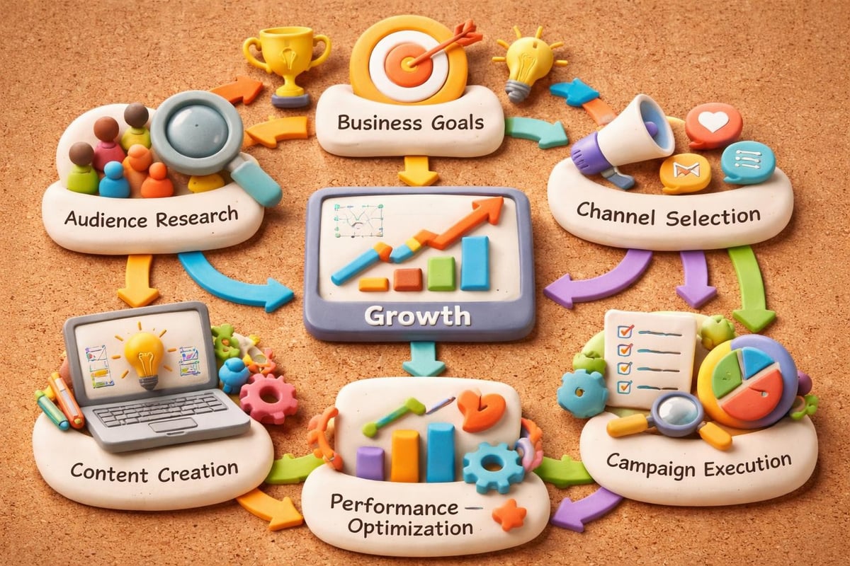 Explain Digital Marketing: A Complete Guide 4 Digital marketing strategy components