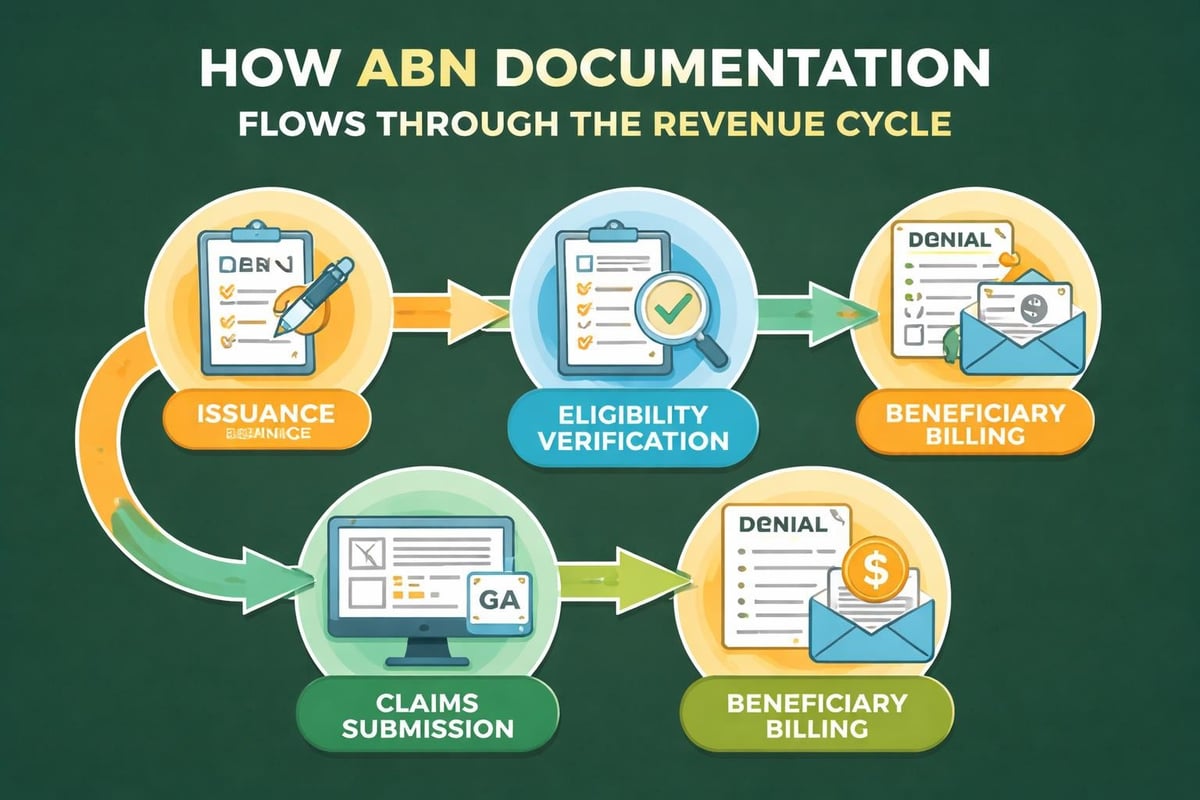 ABN integration in claims workflow