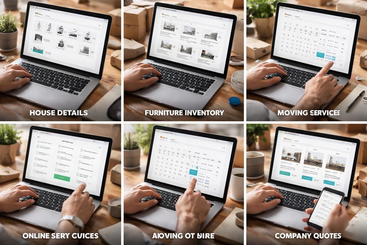 Étapes de demande de devis en ligne