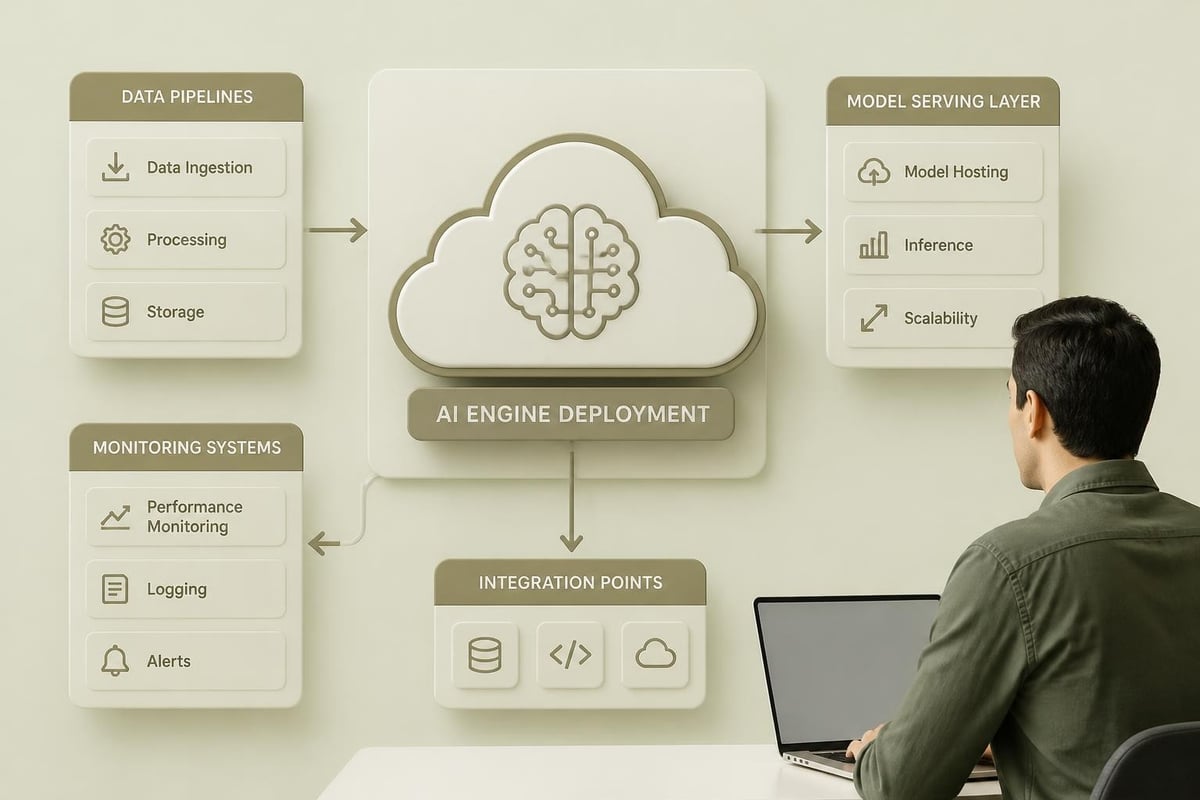 AI engine deployment infrastructure