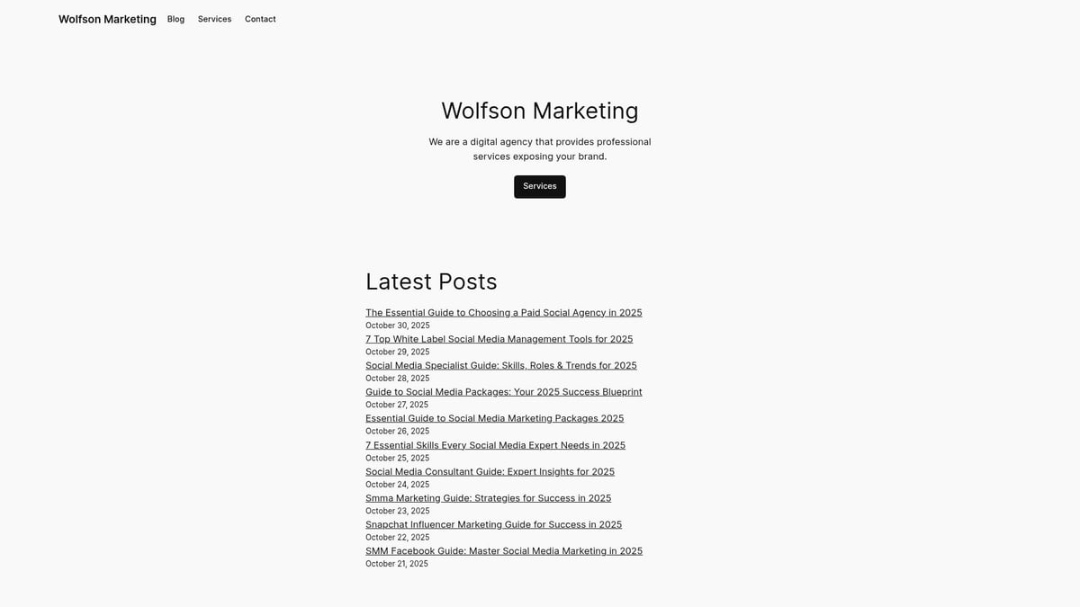 Social Media Marketing Proposal Guide for Success in 2025 - Wolfson Marketing: Your Partner for Social Media Proposal Success