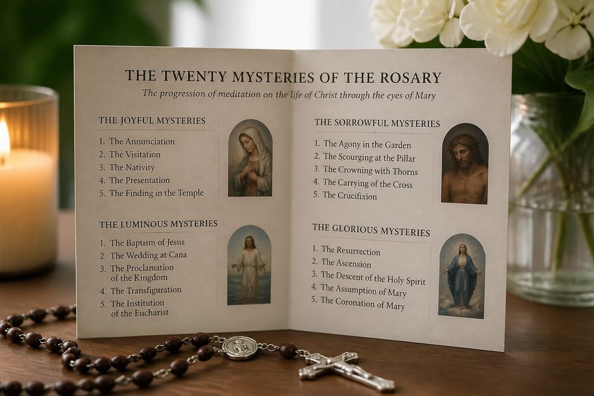 Rosary mysteries and meditation