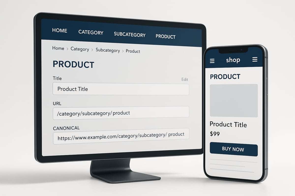 Sitestructuur en technische SEO voor webshops