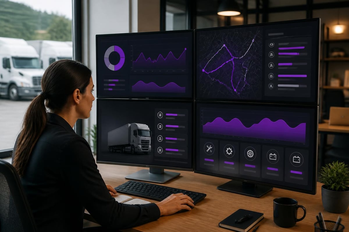 Logistics dashboard analytics