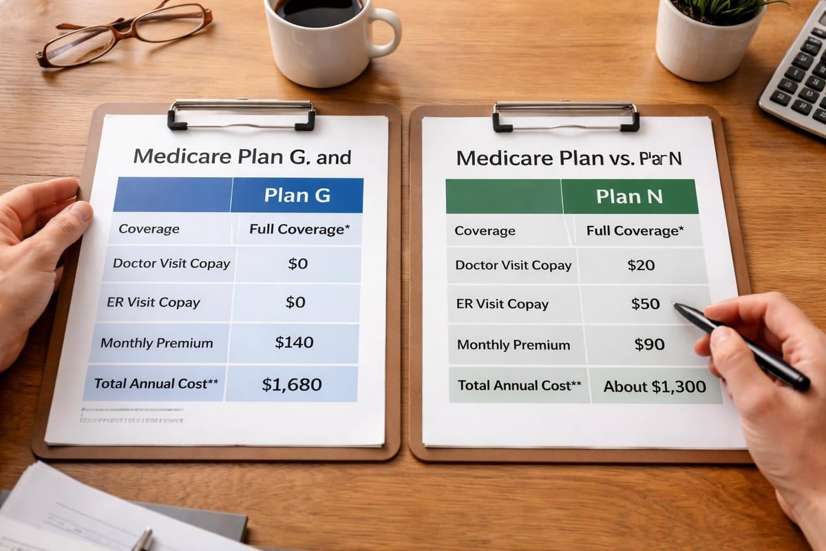 Medicare Plan G: Complete Coverage Guide for 2026 2 Plan G versus Plan N comparison