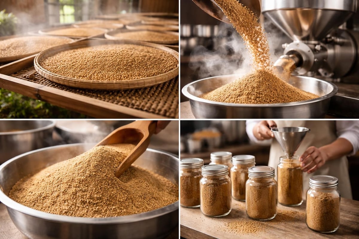 Processus de production coriandre