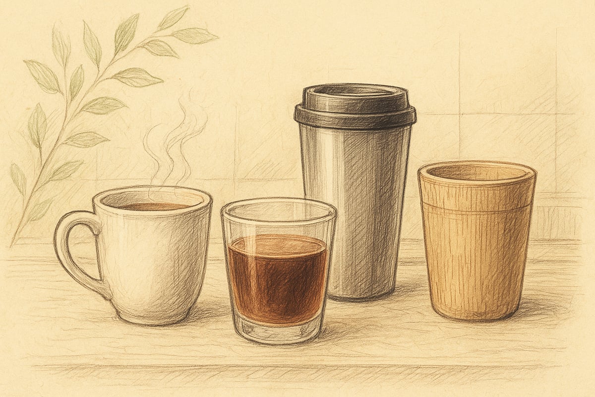 Choosing Your Perfect Brew Cup: Materials, Shapes, and Sizing