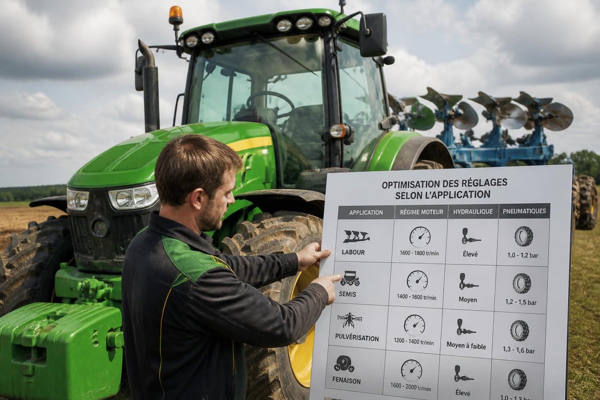Optimisation tracteur applications