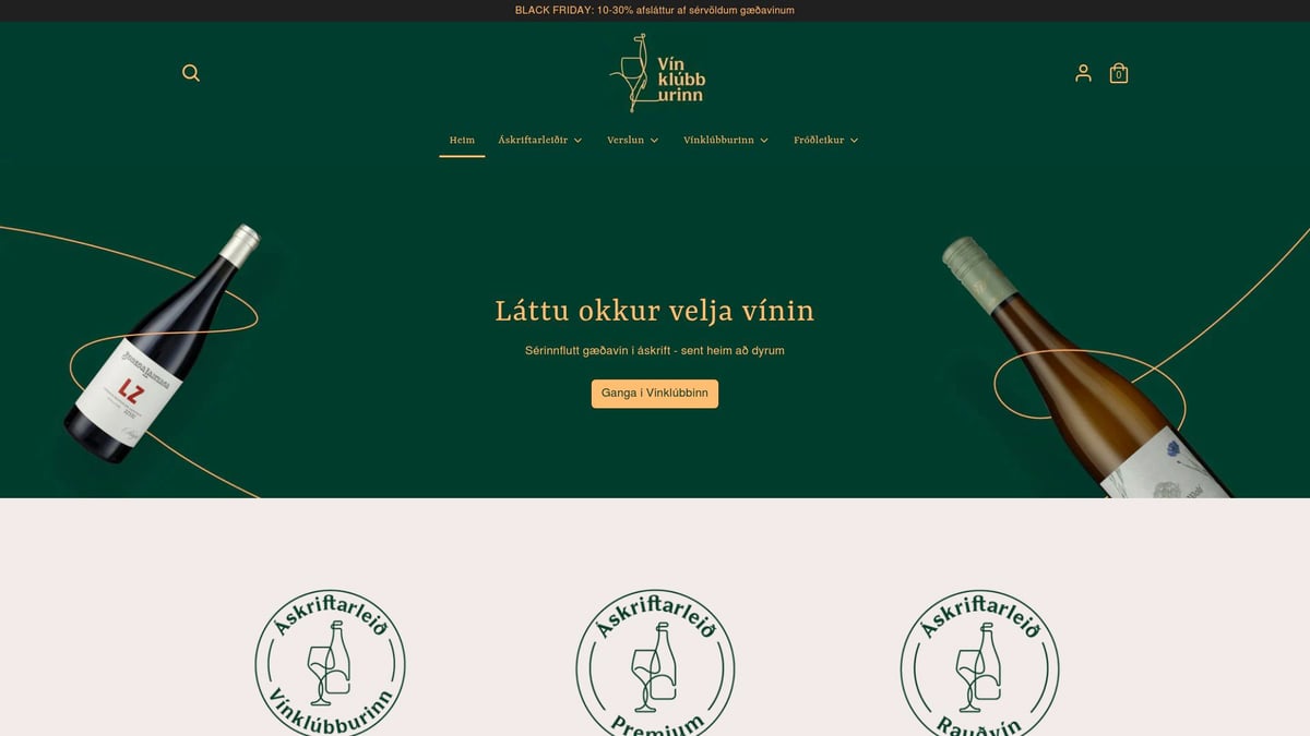 7 Best Netverslun Vín Lausnir Fyrir Áhugafólk 2026 - Vínklúbburinn – Áskrift og regluleg ný vín