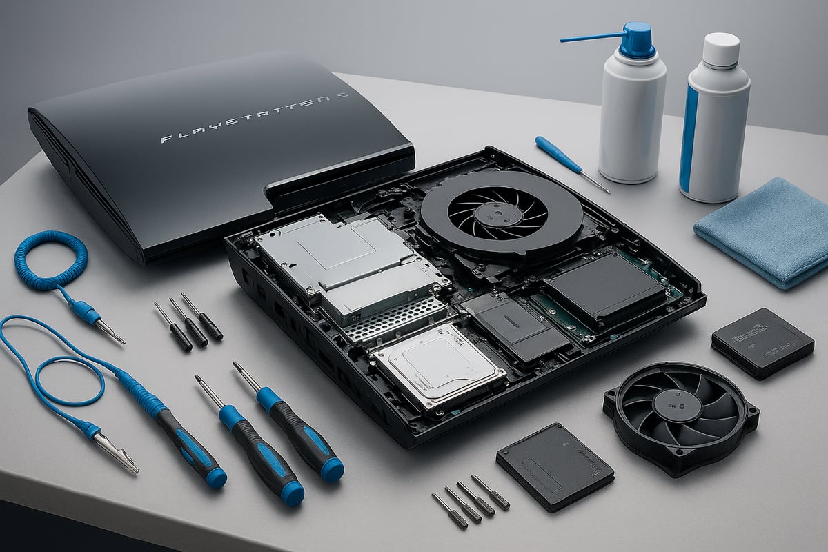 Essential Tools and Replacement Parts for PS3 Repair